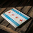 Chicago Flag Light Wood Surface Laptop 2 Skin